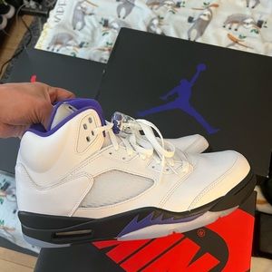 DS* Air Jordan 5 Retro White Concord